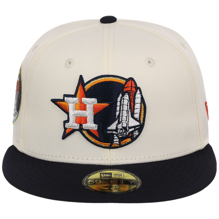 Houston Astros Houston Crown the City 'Space Shuttle' New Era 59FIFTY (Chrome/Navy)