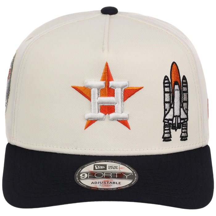 Houston Astros Houston Crown the City 'Spaceship' New Era 9FORTY (Chrome/Navy)