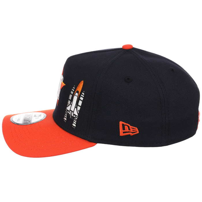 Houston Astros Houston Crown the City 'Spaceship' New Era 9FORTY (Navy/Orange)