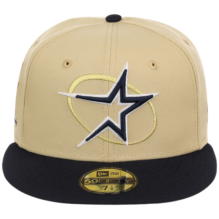 Houston Astros Houston Crown the City 'Star Oval' New Era 59FIFTY (Gold/Navy)