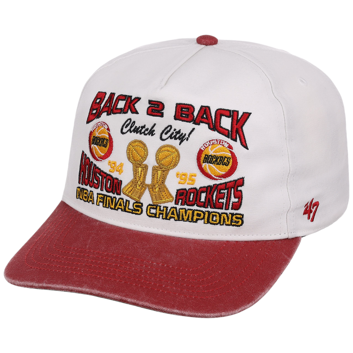 Houston Rockets NBA Champ '47 Hitch Collection - 1994-1995 'Back 2 Back' (White)