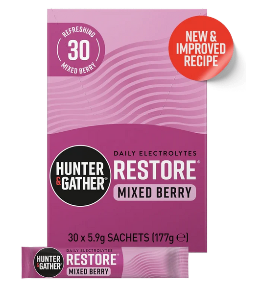 Hunter & Gather Restore Electrolytes Mixed Berry 30 x 5.9g