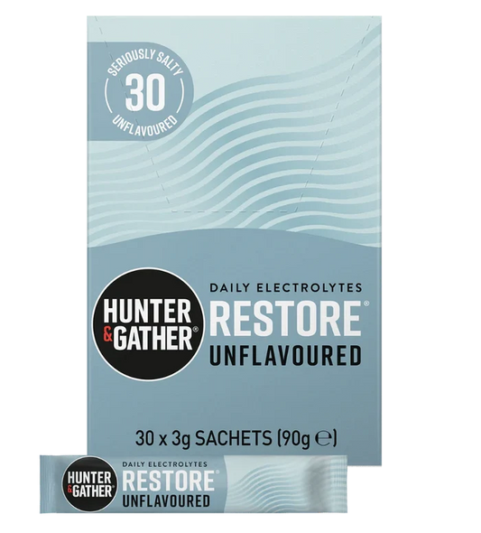 Hunter & Gather Restore Electrolytes Unflavoured 30 x 3g