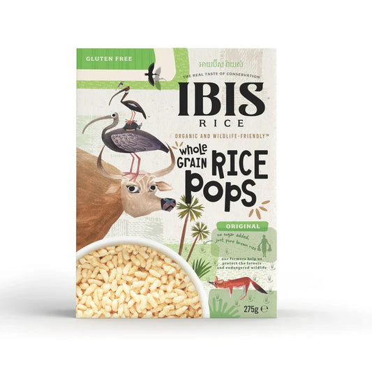 Ibis Organic Wholegrain Rice Pops Original 275g