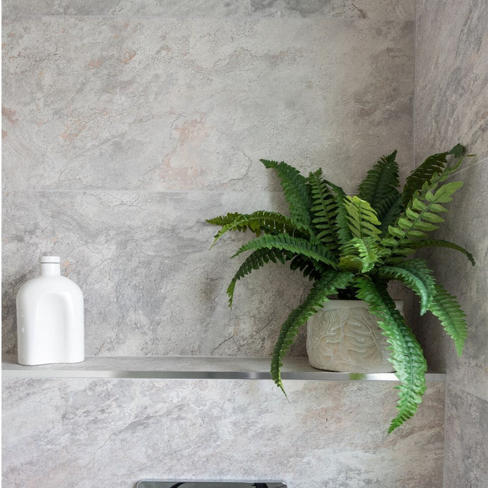 Image Silver 33x100 Tile Porcelanosa