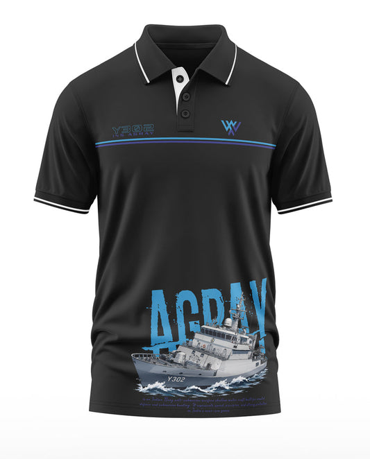 INS Agray Y302 Polo Collar T-Shirt