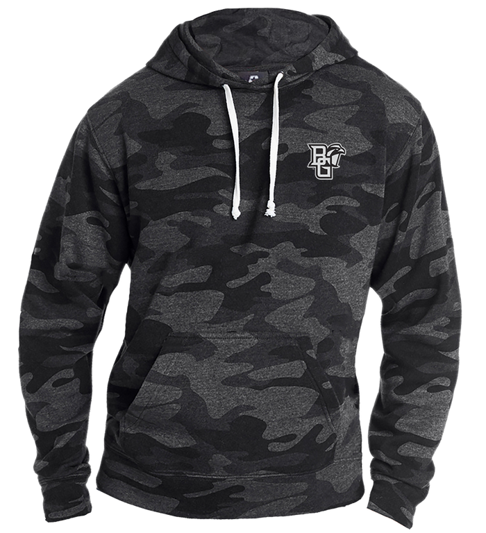 J America Peekaboo Tri Blend Hoodie Black Camo