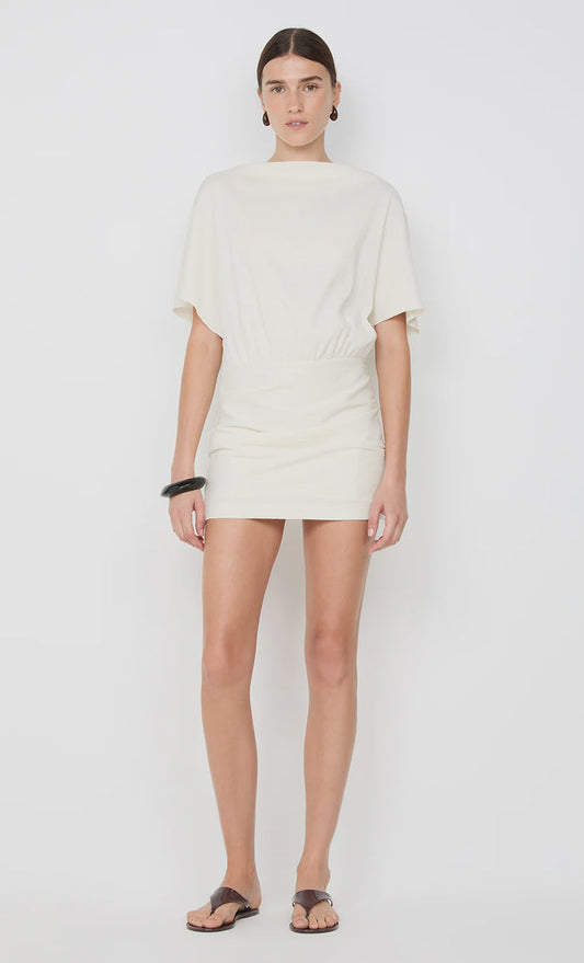 Jolene Mini Dress in Ivory