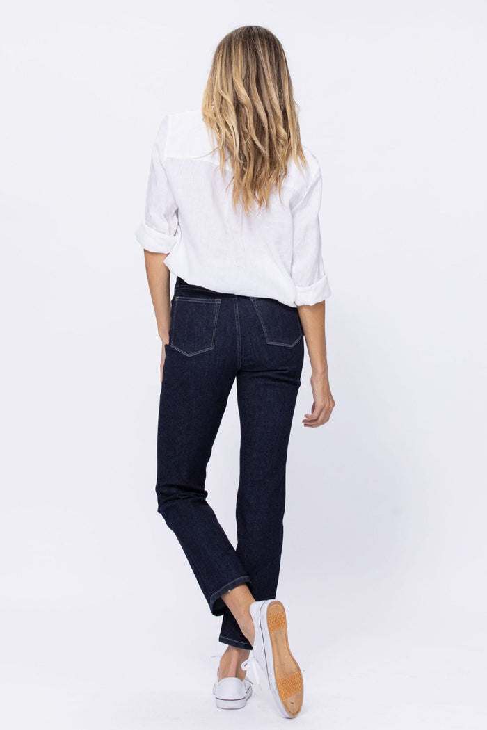 Judy Blue High Waist Dark Rinse Wash Mom Jeans