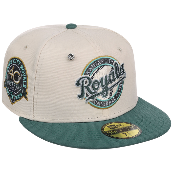 Kansas City Royals MLB Cream Lichen New Era 59FIFTY