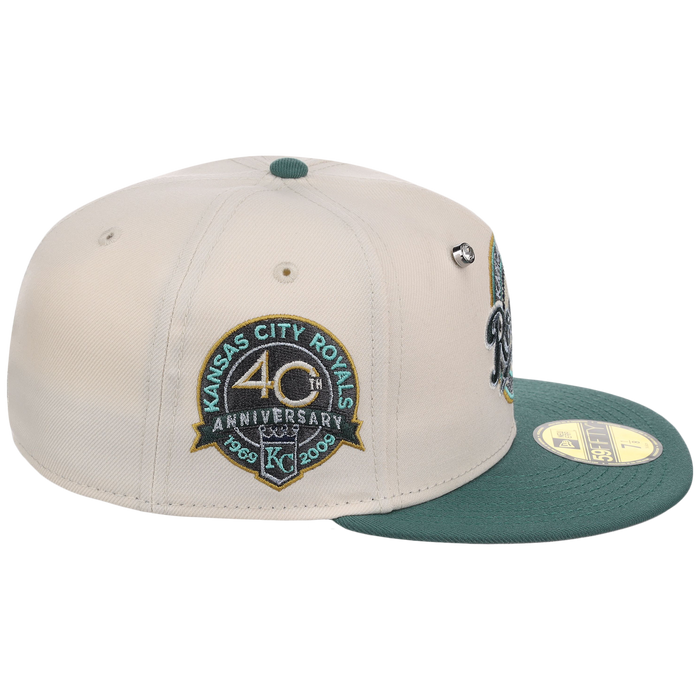 Kansas City Royals MLB Cream Lichen New Era 59FIFTY