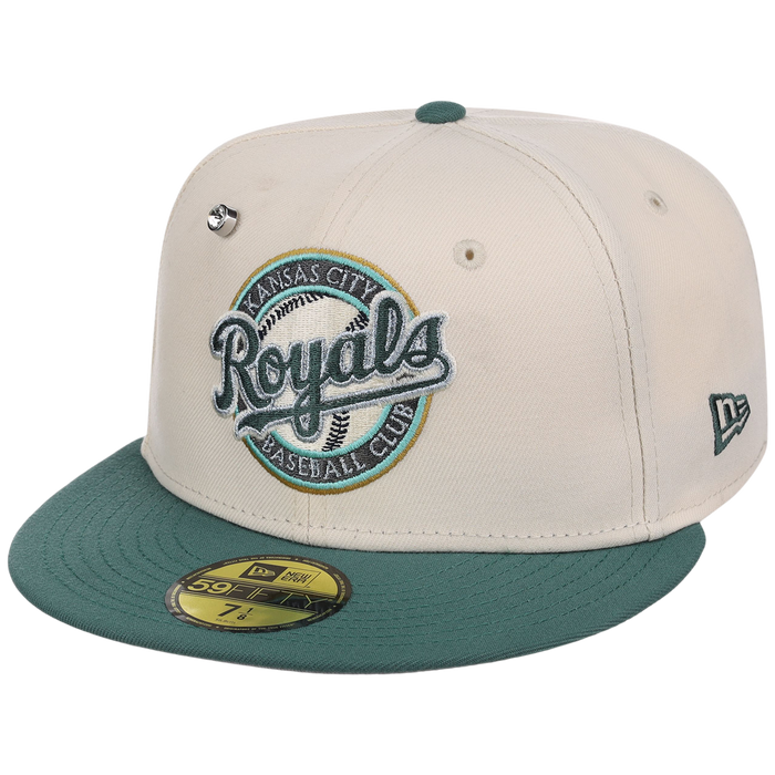 Kansas City Royals MLB Cream Lichen New Era 59FIFTY