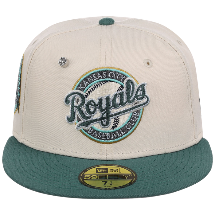 Kansas City Royals MLB Cream Lichen New Era 59FIFTY
