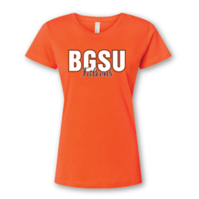 Ladies TRT BGSU Falcons Fine Jersey Tee