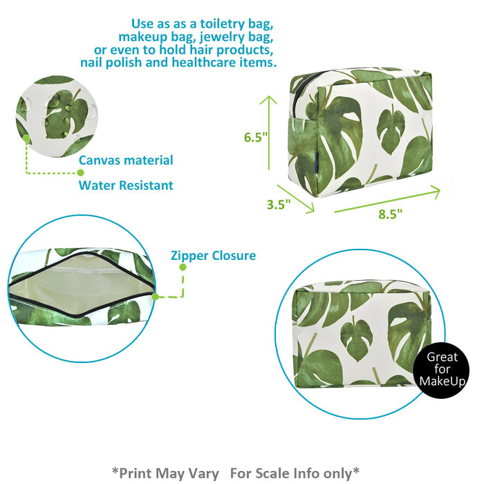 !!!Leafy Delight NGIL Large Cosmetic Travel Pouch
