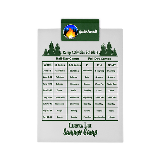 Letter Clipboard - Digital Imprint, Full Color