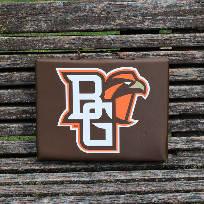 Logo Brand Peekaboo Brown Bleacher Cushion