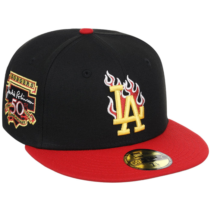 Los Angeles Dodgers - Los Angeles Crown the City New Era 59FIFTY 'Flames'