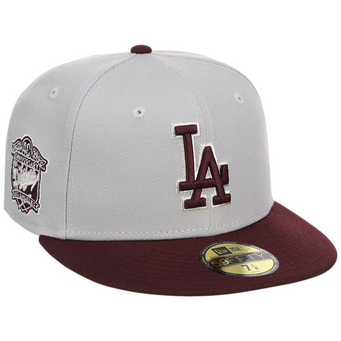 Los Angeles Dodgers - Los Angeles Crown the City New Era 59FIFTY Gray/Maroon