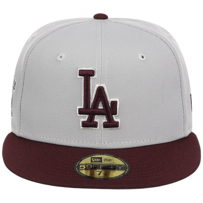 Los Angeles Dodgers - Los Angeles Crown the City New Era 59FIFTY Gray/Maroon