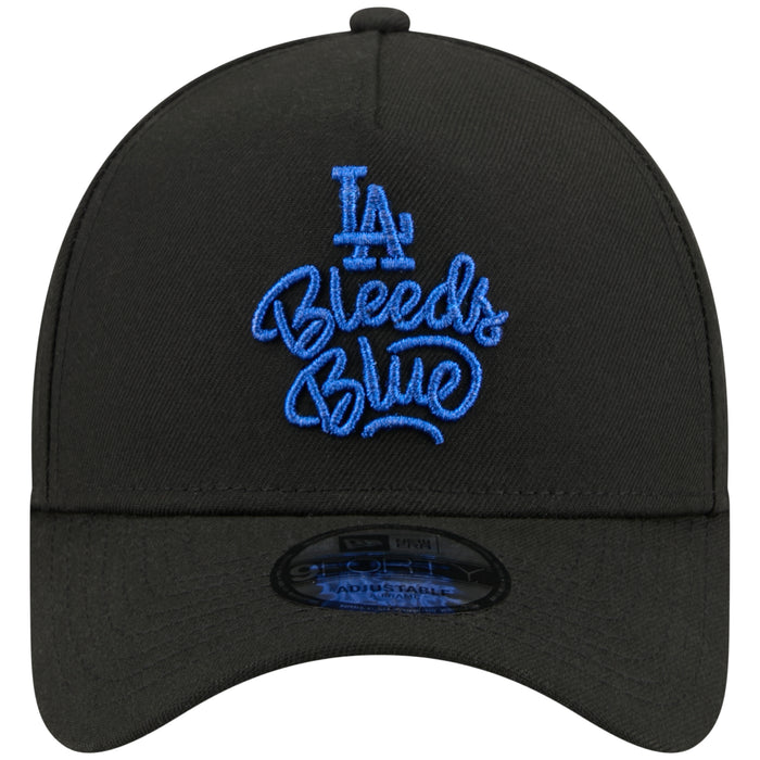 Los Angeles Dodgers Los Angeles Crown the City - Bleed Blue - Black/Black New Era 9FORTY