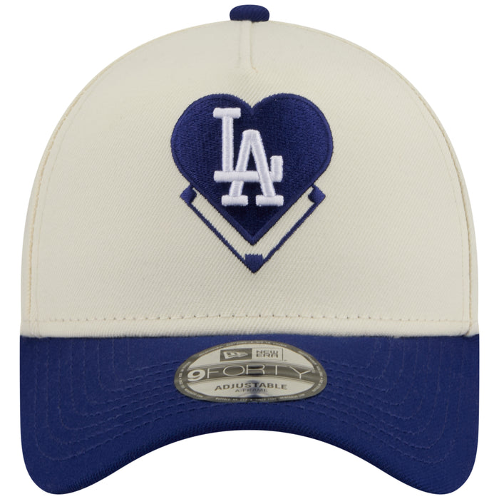 Los Angeles Dodgers Los Angeles Crown the City - LA Heart - Chrome/Royal New Era 9FORTY