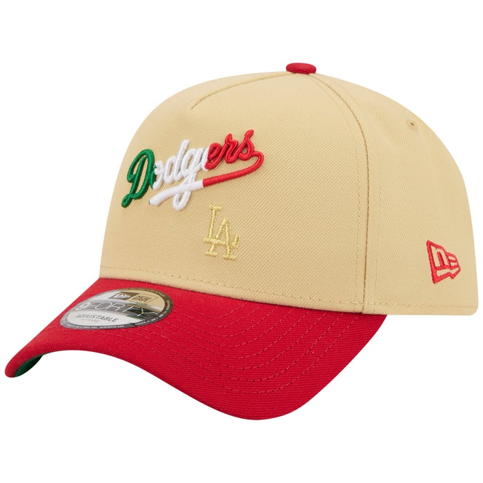 Los Angeles Dodgers Los Angeles Crown the City - MEX Script - Gold/Red New Era 9FORTY