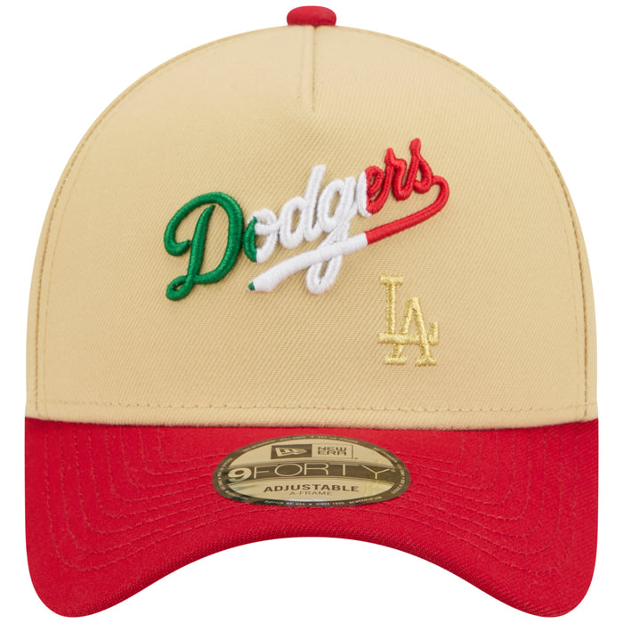 Los Angeles Dodgers Los Angeles Crown the City - MEX Script - Gold/Red New Era 9FORTY
