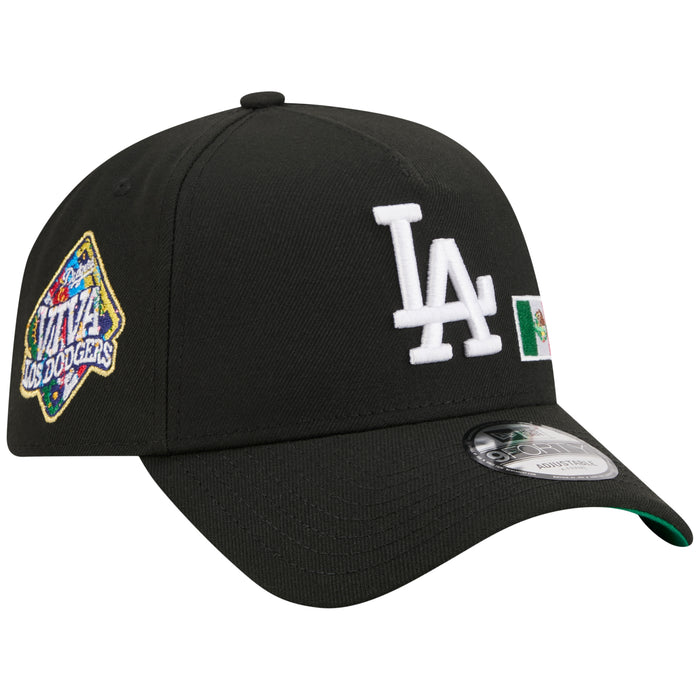 Los Angeles Dodgers Los Angeles Crown the City - MX Flag - Black/Black New Era 9FORTY
