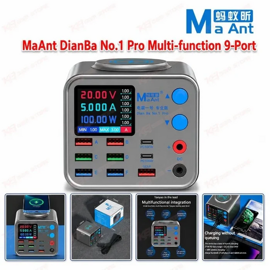 MaAnt DianBa No.1 Pro Multi-function 9-Port