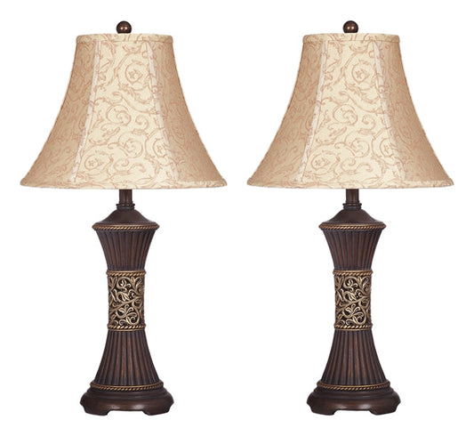 Mariana L372944 Bronze Finish Poly Table Lamp 2CN