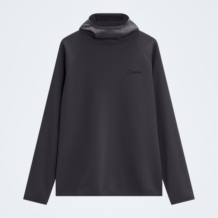 Men's Yarrow Wfle Hoody - Jet Black
