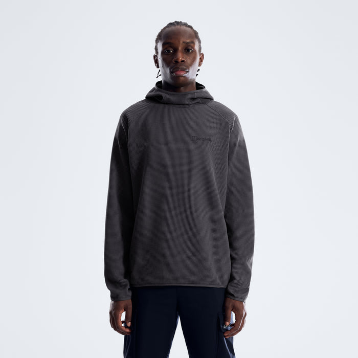Men's Yarrow Wfle Hoody - Jet Black