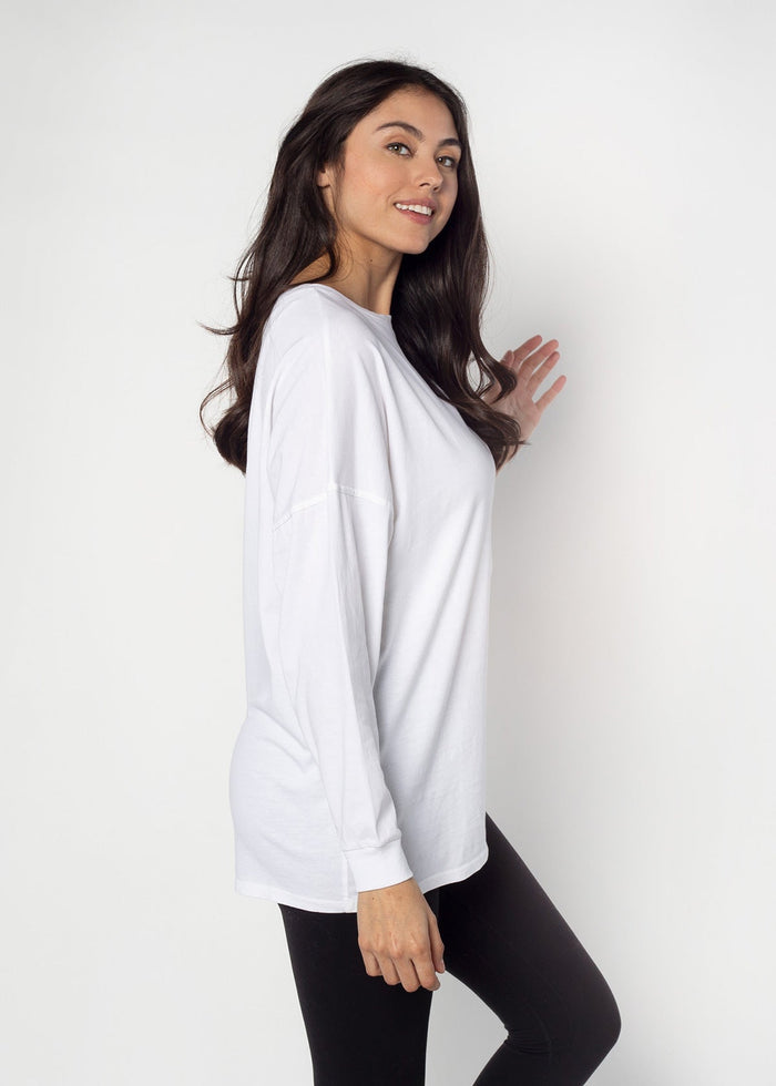 Michigan State Spartans Women's Big Shirt in White