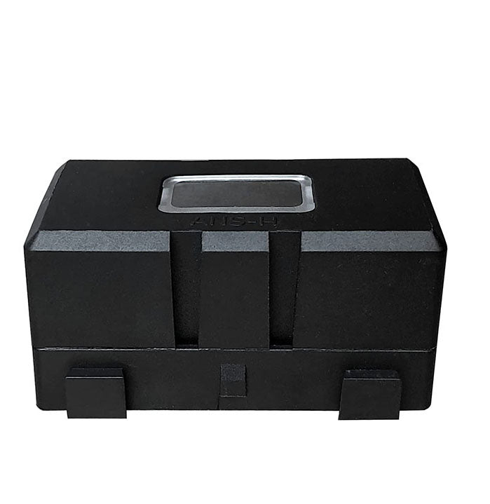 Windowed MIDI fuse holder for auxiliary battery and DC circuit protection in campervans