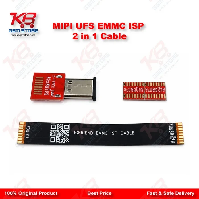 MiPi EMMC UFS ISP Cable – 2-in-1 ISP Interface Cable for MiPiTester Devices