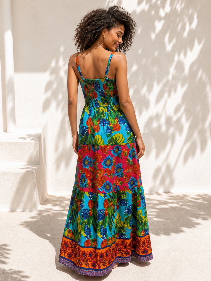 Moana Tropical Floral Dress Multi