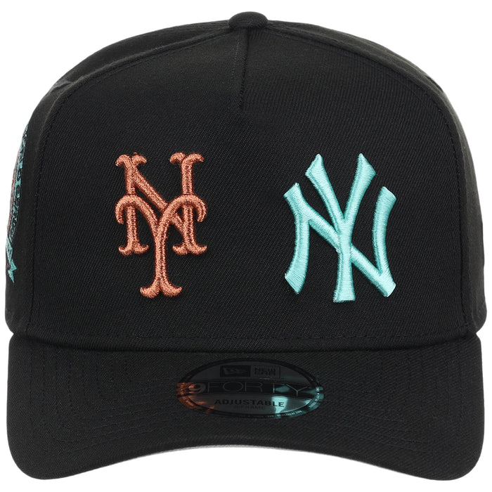 New York Yankees - New York Crown the City -  Double Whammy  New Era 9FORTY - Black/Black