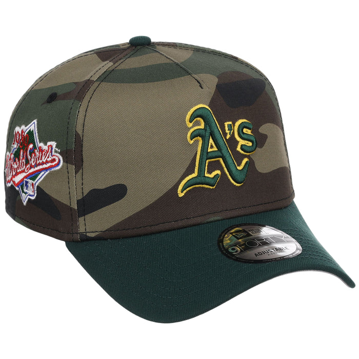 Oakland Athletics MLB Woodland Contrast New Era 9FORTY