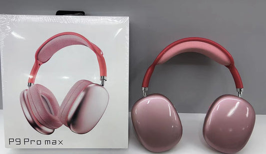 P9 Pro Max Over-Ear Wireless Bluetooth Headphones with Breathable Mesh Canopy