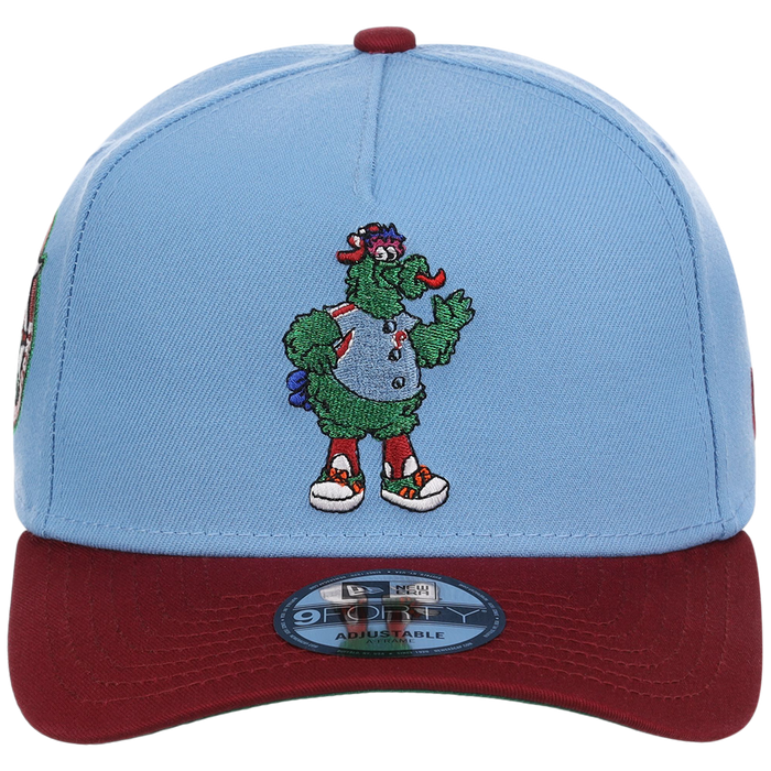 Philadelphia Phillies Philly Crown the City - Fanatic New Era 9FORTY (Sky/Maroon)
