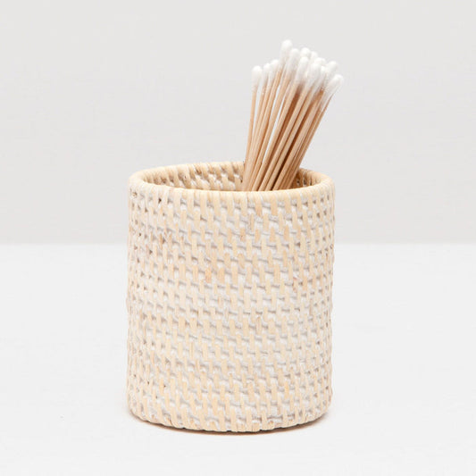 Pigeon & Poodle Dalton Bath Collection - Whitewashed - Brush Holder