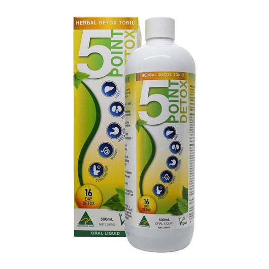 Point Pharma 5 Point Detox Herbal Detox Tonic - 500ml - L'Organic