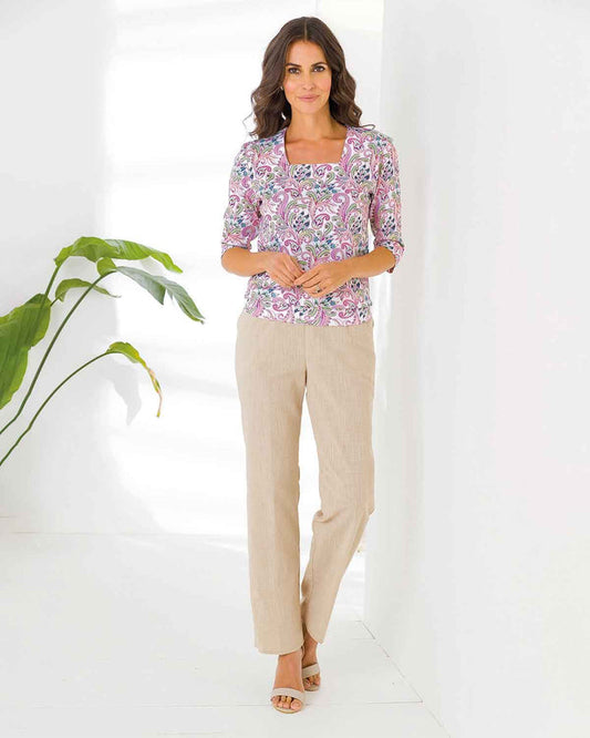 Polly Trousers - Stone - The Classic Boutique