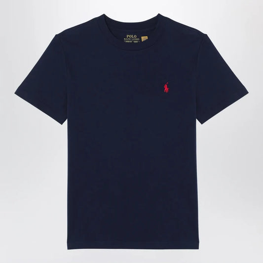 Polo Ralph Lauren - Blue navy cotton T-shirt Brand T-Shirt S