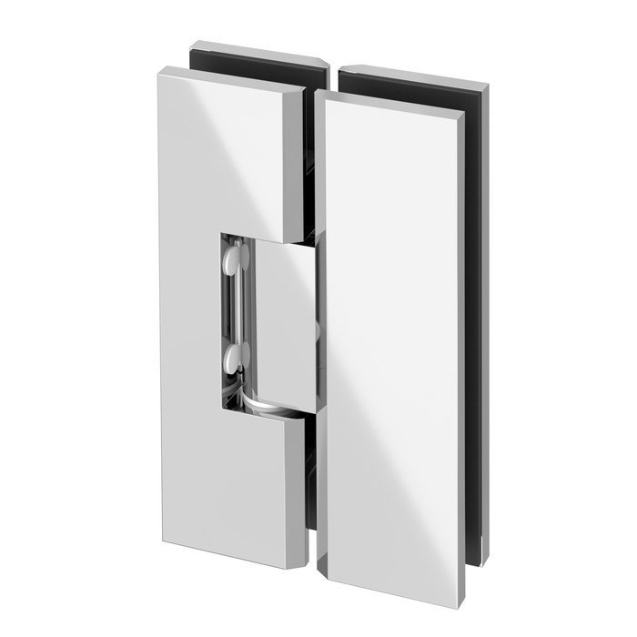 Portrait Glass to Glass Shower Screen Hinge to Suit 10mm Glass - Chrome - Image 1
