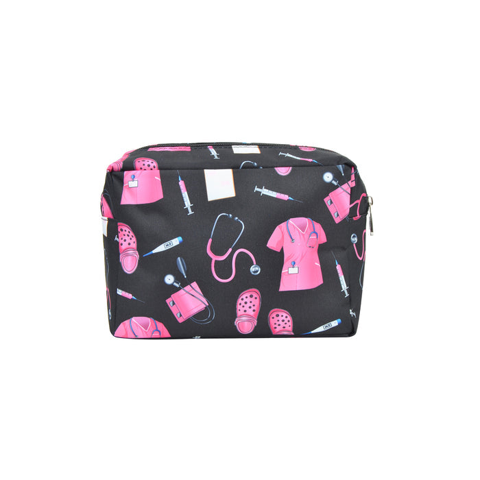 !!!Pretty in Scrubs NGIL Large Cosmetic Travel Pouch