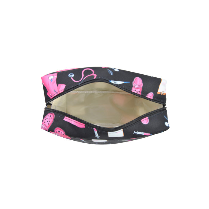 !!!Pretty in Scrubs NGIL Large Cosmetic Travel Pouch