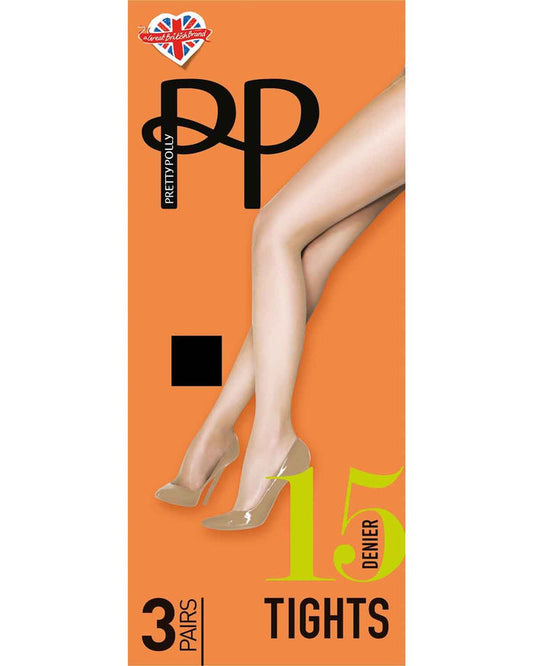 Pretty Polly 15 Denier Everyday Range - Barely black - Pretty Polly