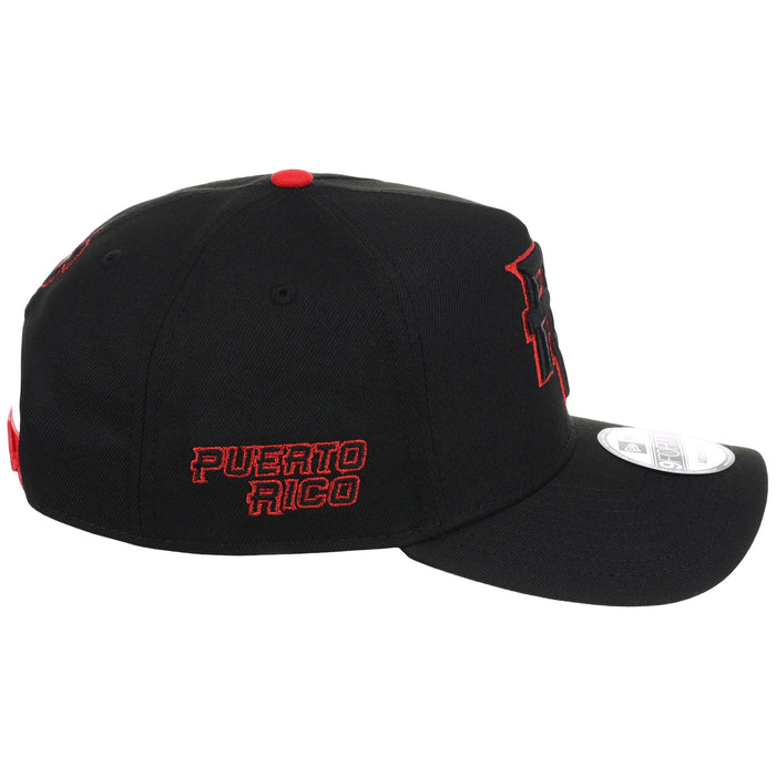 Puerto Rico Crown the Country New Era 9FORTY (Black/Black)